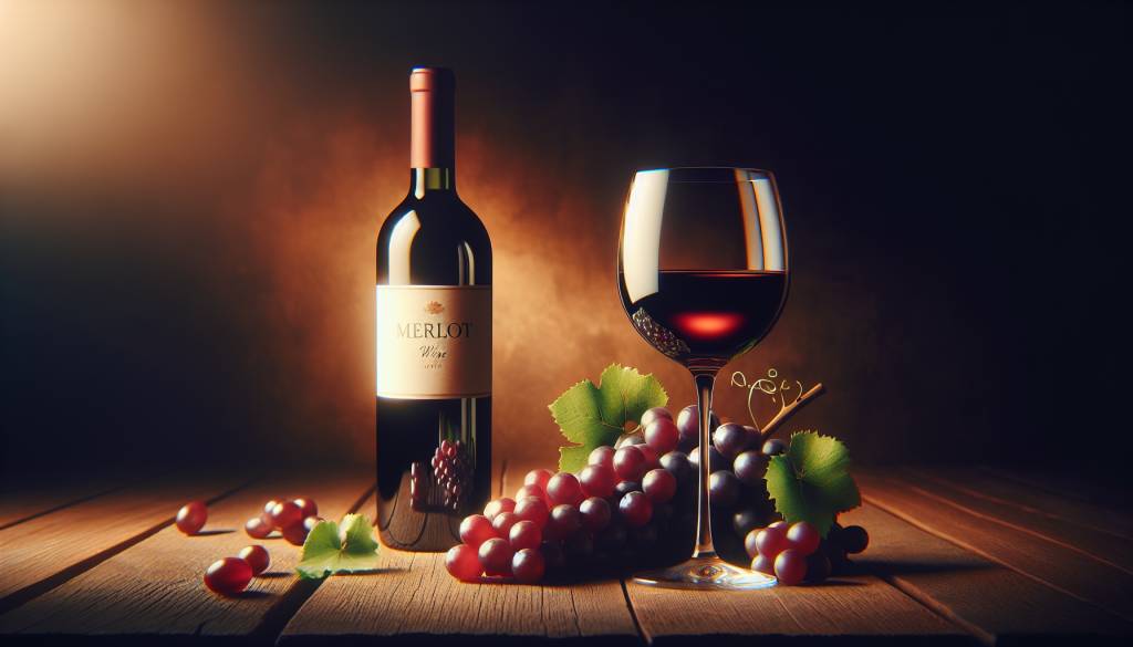 Merlot vin: douceur et complexité en bouteille